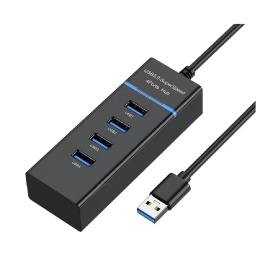 Bion USB 3.0 концентратор, 4 порта. Поддержка Plug&Play. Длина провода 50+-3см. LED-подсветка [BXP-A-USBA-MULTI-04]