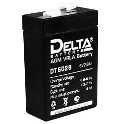 Аккумуляторная батарея Delta DT 6028 6V/2.8Ah (66х33х99mm) 4614010040024