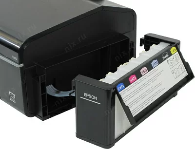 Принтер Epson L805 C11CE86403/404/505/402 (A4 37 стр/мин 5760 optimized dpi 6 красок USB2.0 WiFi печать на CD/DVD)