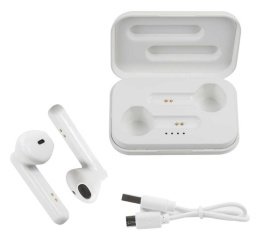Гарнитура вкладыши Redline BHS-22 белый беспроводные bluetooth в ушной раковине УТ000019149