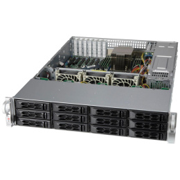 Серверный корпус Supermicro SuperChassis 2U LA26AC12-R920LP1/no HDD 12 LFF/7xFH/2x920W/ 12"x13" ATX/Backplane 12xSATA3/SAS3 (CSE-LA26AC12-R920LP1)