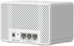 Бесшовный Mesh роутер MERCUSYS Halo H25BE,  Wi-Fi 7,  BE3600,  2.4/5ГГц, 3 WAN/LAN, белый, 2 шт. в комплекте