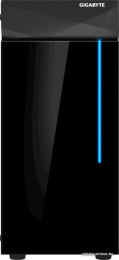 Корпус Gigabyte C200 Glass Черный GB-C200G сталь, пластик, окно: закаленное стекло, 2хUSB3.0, без БП, 2х3.5"/2.5" HDD, 2х2.5'' SSD, 7 слотов расширения, ATX, максимальная длина видеокарты