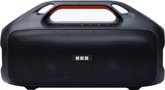 Портативная колонка MEG SDA100BL, 100Вт, Bluetooth, влагозащита IPX7, черная