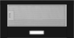 Вытяжка встраиваемая Weissgauff TEL 600 Glass черный управление: кулисные переключатели 1 мотор