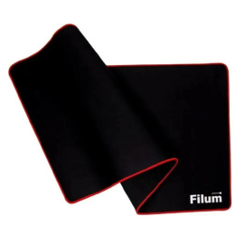 Filum FL-MP-XL-GAME Коврик игровой для мыши, серия- Bulldozer, черный, оверлок, размер “XL”- 900*450*3 мм, ткань+резина.