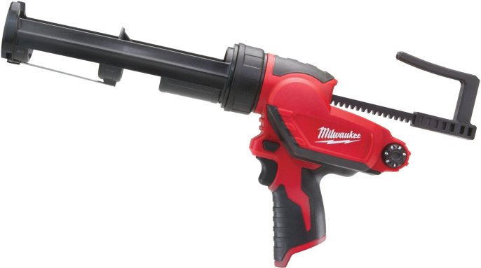 Клеевой пистолет Milwaukee M12 PCG/310C-0 4933441783 аккумуляторный, усилие до 1780 Н, 6 скоростей, конструкция с большим прочным плунжером, контроль состояния отдельных элементов аккумулятора, индикатор уровня заряда