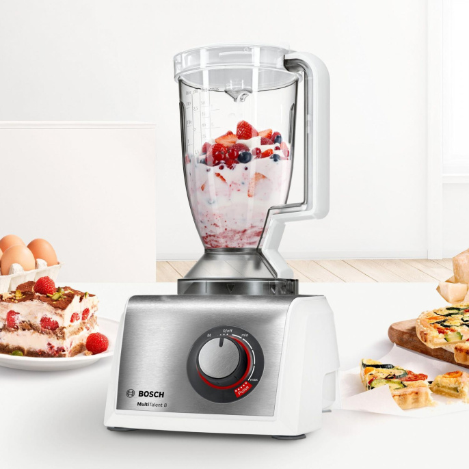 Кухонный комбайн Bosch MultiTalent 8 MC812S814,  белый