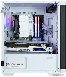 Корпус Zalman M4 Белый материал: сталь, пластик, окно: закаленное стекло, Power, LED Button, Power/HDD LED, MIC, Audio, 2xUSB 3.0, 1xUSB2.0, без БП, 1х3.5''/2.5'', 1x3.5'', 2x2.5"