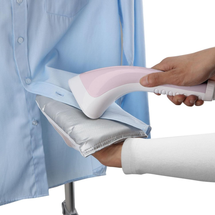 Отпариватель напольный GALAXY LINE GL 6216,  белый/розовый [гл6216л]