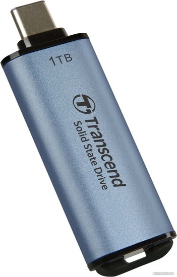 Внешний диск SSD Transcend ESD300 TS512GESD300C, 512ГБ, голубой