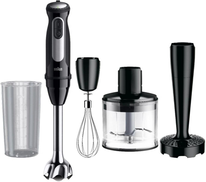 Блендер погружной Braun MultiQuick 5 MQ55307MBK 1000Вт черный