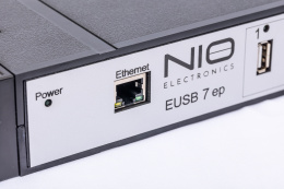 Сетевой концентратор USB NIO-EUSB 7EP USB/IP хаб на 7порт с 1 блоком питания