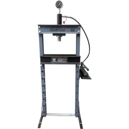 Пресс KraftWell 20 т, с ручным приводом, серый, гидравлический KRWPR20N