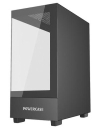 Корпус Powercase Vision Micro M, Tempered Glass, чёрный, mATX CVMMB-L0
