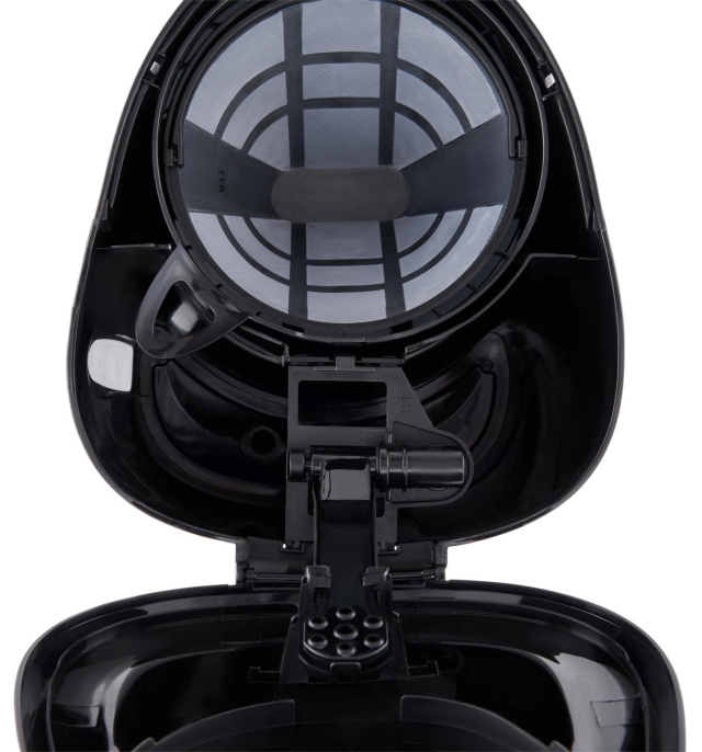 Кофеварка DOMFY DSM-CM301,  капельная,  черный  / серебристый