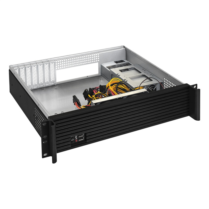 Серверный корпус ExeGate Pro 2U350-01 RM 19", высота 2U, глубина 350, БП 1U-350ADS, USB EX292512RUS