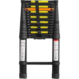 Телескопическая алюминиевая бытовая лестница Rockforce 4.7м RF-UP470(56430)