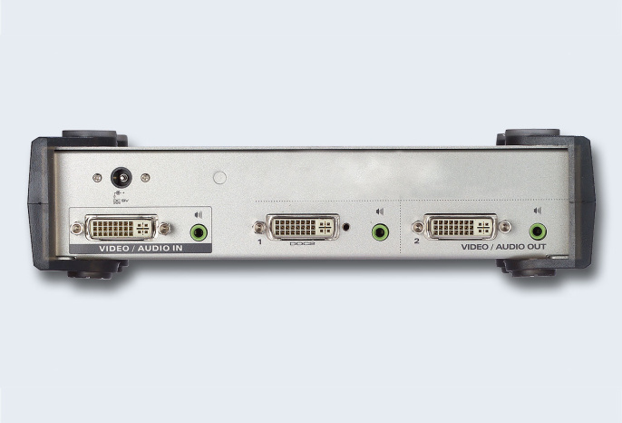 Разветвитель, электрон. ATEN VS162-AT-G, DVI Single Link+Audio, 1 2 монитора, 5 метр., F, без шнуров, Б.П. 220 5.3V