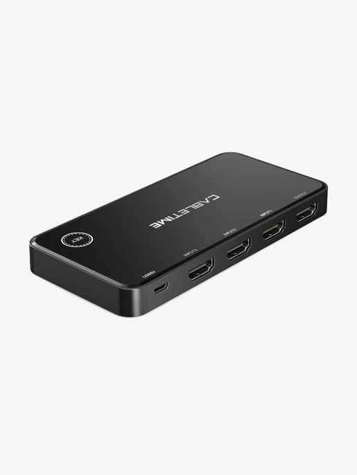Переключатель CABLETIME CP31B (CT-HS4K3-PB) HDMI 3-в-1, 4K@30 Гц, черный