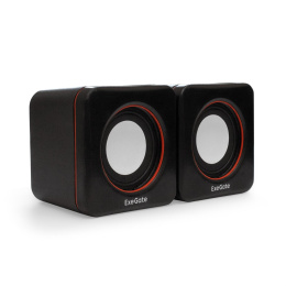 Акустическая система 2.0 ExeGate Disco 160 питание USB, 2х3Вт 6Вт RMS , 100-20000Гц, черный, Color Box EX287050RUS