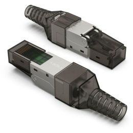 Разъем Vention полевой заделки RJ-45 8P8C под витую пару, для одножильного кабеля кат. 6а IDIH0