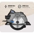 Дисковая (циркулярная) пила DEKO CSDK-2500 PRO, 2500Вт, 210мм диск 085-1153