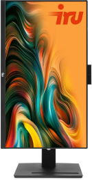 Моноблок IRU 23IM 23.8" Full HD i5 12450H (2) 16Gb SSD512Gb UHDG Windows 11 Pro GbitEth WiFi BT 90W Cam черный 1920x1080