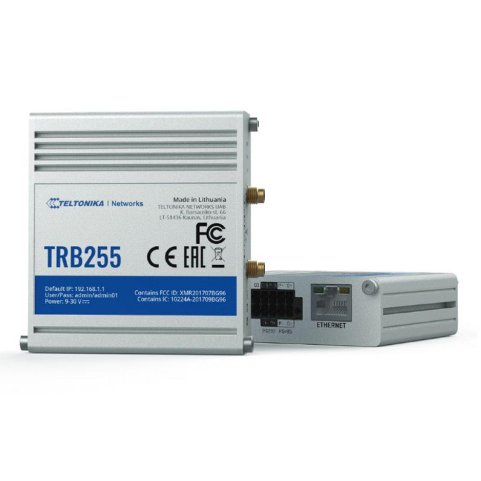 Промышленный M2M LTE шлю Teltonika TRB255 Cat-M1/NB-IoT/EGPRS TRB255000000