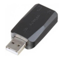 Адаптер для наушников с микрофоном внешняя звуковая карта USB ExeGate EX-AU-01N USB, 2 x jack 3.5 mm EX294787RUS
