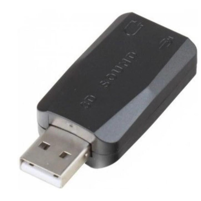 Адаптер для наушников с микрофоном внешняя звуковая карта USB ExeGate EX-AU-01N USB, 2 x jack 3.5 mm EX294787RUS