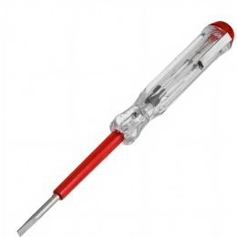 Индикаторная отвертка LOM пластиковая рукоятка, 135 мм 2276015