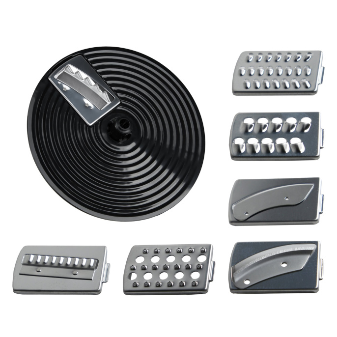 Кухонный комбайн RAGEX R103-000 12 в 1, 1.2 литра, 2 скорости, 1000 Вт, черный