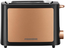 REDMOND Тостер Редмонд T901 900Вт черный/бронзовый