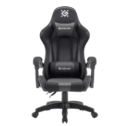 Игровое кресло Okas Чер/сер,класс3, PU +сетка DEFENDER