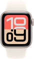 Смарт-часы Apple Watch SE 3 GPS 40mm Starlight Al Case Starlight Sport Band M/L A3324 MEH54X/A поддержка iOS, экран OLED, шагомер, пульсометр, высотомер, акселерометр, гироскоп