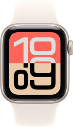 Смарт-часы Apple Watch SE 3 GPS 40mm Starlight Al Case Starlight Sport Band M/L A3324 MEH54X/A поддержка iOS, экран OLED, шагомер, пульсометр, высотомер, акселерометр, гироскоп