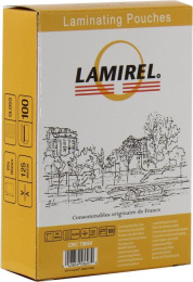 Пленка для ламинирования Fellowes Lamirel LA-7866401, 125мкм, 65х95 мм, 100шт., глянцевая
