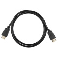Кабель ACD-DHHM1-10B |ACD-DHHM1-10B| HDMI 1.4, Golden Plated,19m/19m, Черный, 1м 742163