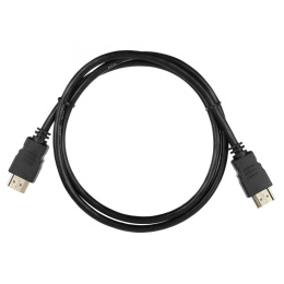 Кабель ACD-DHHM1-10B |ACD-DHHM1-10B| HDMI 1.4, Golden Plated,19m/19m, Черный, 1м 742163