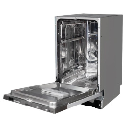 Посудомоечная машина Timberk Set&Dry T-DW45BI103,  узкая, напольная, 59.4см, загрузка 11 комплектов, серебристая