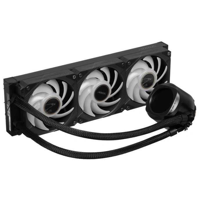 Жидкостная система охлаждения GIGABYTE MULTI SOCKET AORUS WATERFORCE X II 360 черная GP-AORUS WATERFORCE X II 360