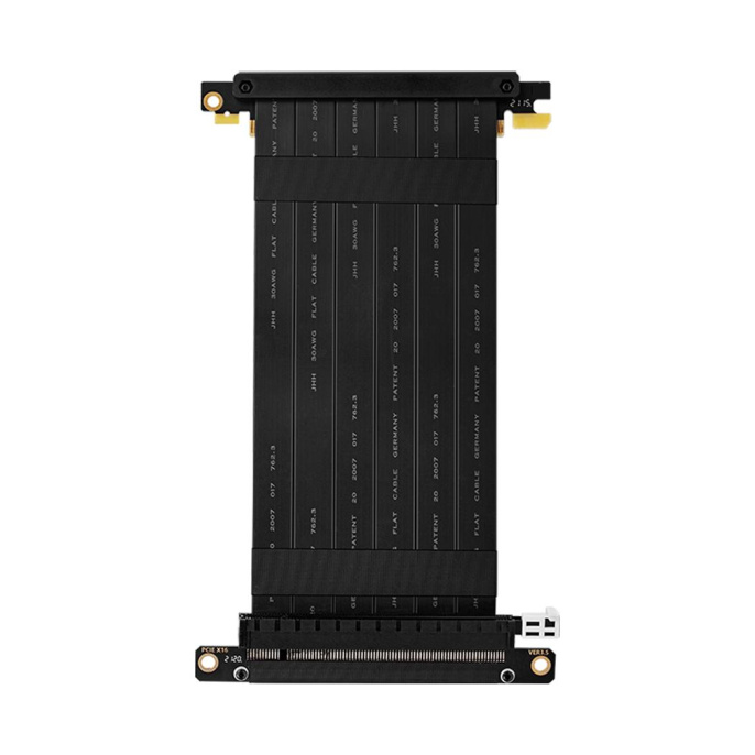 Кабель для корпуса Cable PCCooler PCI-Express4.0 PCIE 3.0/PCIE 4.0 X16 Graphics Card Extension Cable 185mm PCI-E3.0 BK Black