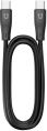 Кабель Uzay, USB Type-C m - USB Type-C m , 1.2м, 3A, черный [uz-12cc-c1809-9-bk]