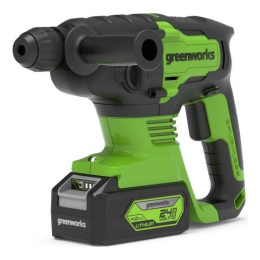 Перфоратор Greenworks GD24SDS2 патрон:SDS-plus уд.:2Дж аккум. (3803007UB)