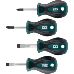 Набор отверток КЭС Эрго 4 шт. укороченные 31100001