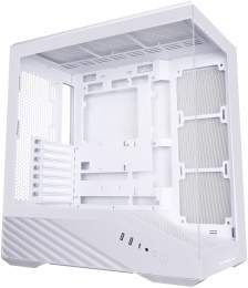 Корпус Lian Li Vector V100 Белый G99.V100W.01 материал: алюминий, сталь, пластик, окно: закалённое стекло, 2хUSB3.0, 1хUSB-C, Audio, без БП, 1x2.5”, 1x3.5”, 7 слотов расширения, E-ATX