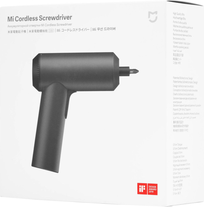 Отвертка аккум. Xiaomi DZN4019TW аккум. патрон:шестигранник 6.35 мм 1/4 кейс в комплекте X27002