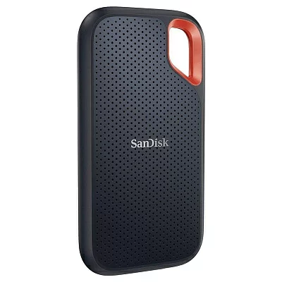 Накопитель SSD Sandisk USB-C 2Tb SDSSDE61-2T00-G25 Extreme Portable V2 1.8" черный