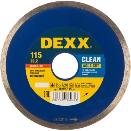 Круг отрезной алмазный для УШМ (115x5x22,2 мм) DEXX 36703-115_z01